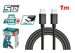 Кабел TOTAL, USB Type-C към USB Type-C, 1 м