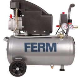 Бутален компресор FERM CRM1045, 24 л, 1.5 HP, 1100 W