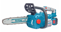 Акумулаторен верижен трион TOTAL Industrial, 12", 2x20V/4Ah