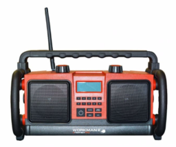 Радио WORKMAN, FM RDS, Aux-in, IP 65