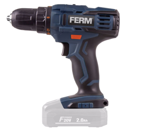 Акумулаторен винтоверт FERM CDM1143, 20 V, без батерия