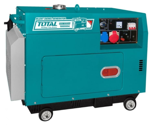 Дизелов безшумен трифазен генератор TOTAL, 5 kW, ATS