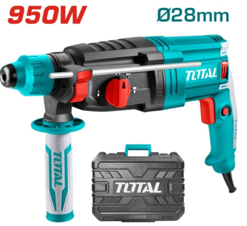 Електрически перфоратор TOTAL Industrial, SDS+, 950 W